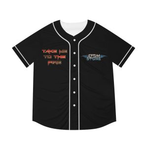 Atom & Stone “Take Me to the Fire” Baseball Jersey — Band Graphic Jersey